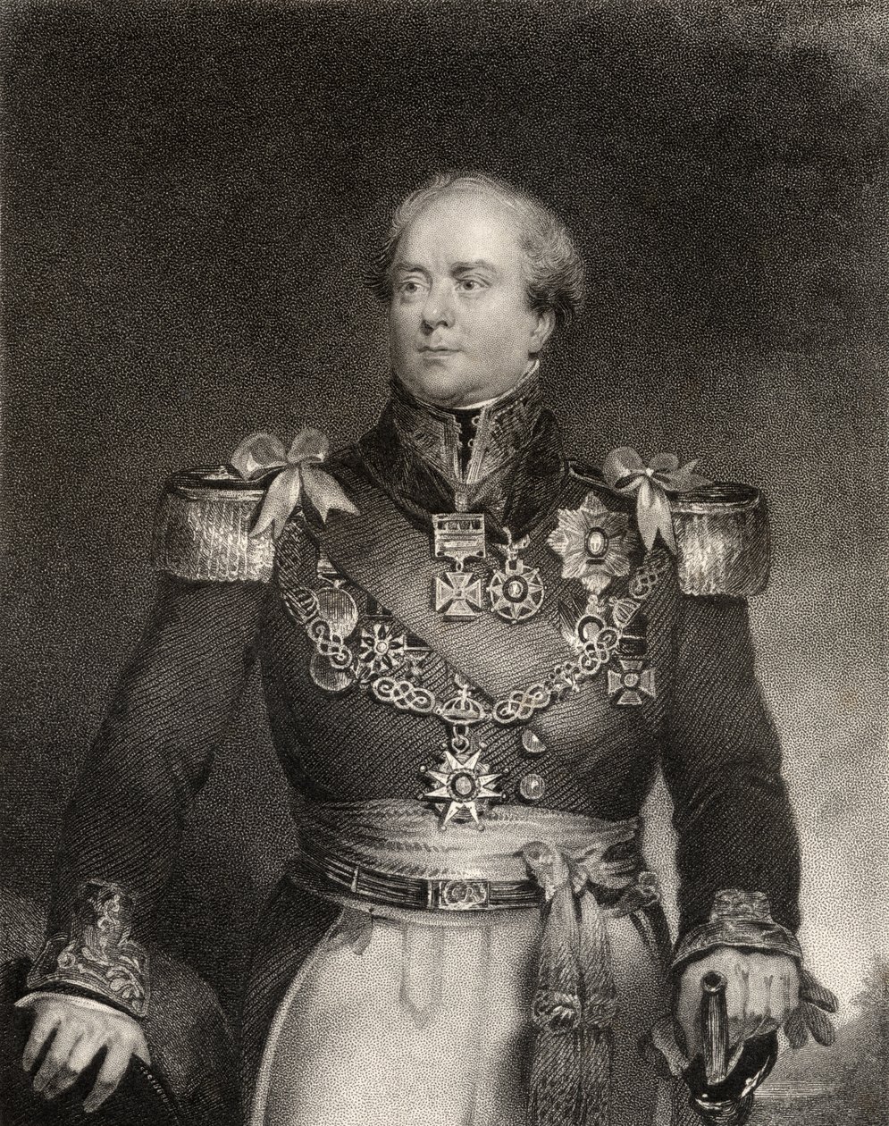 Sir Archibald Campbell 1° Barone, inciso da J. Cochran, da 