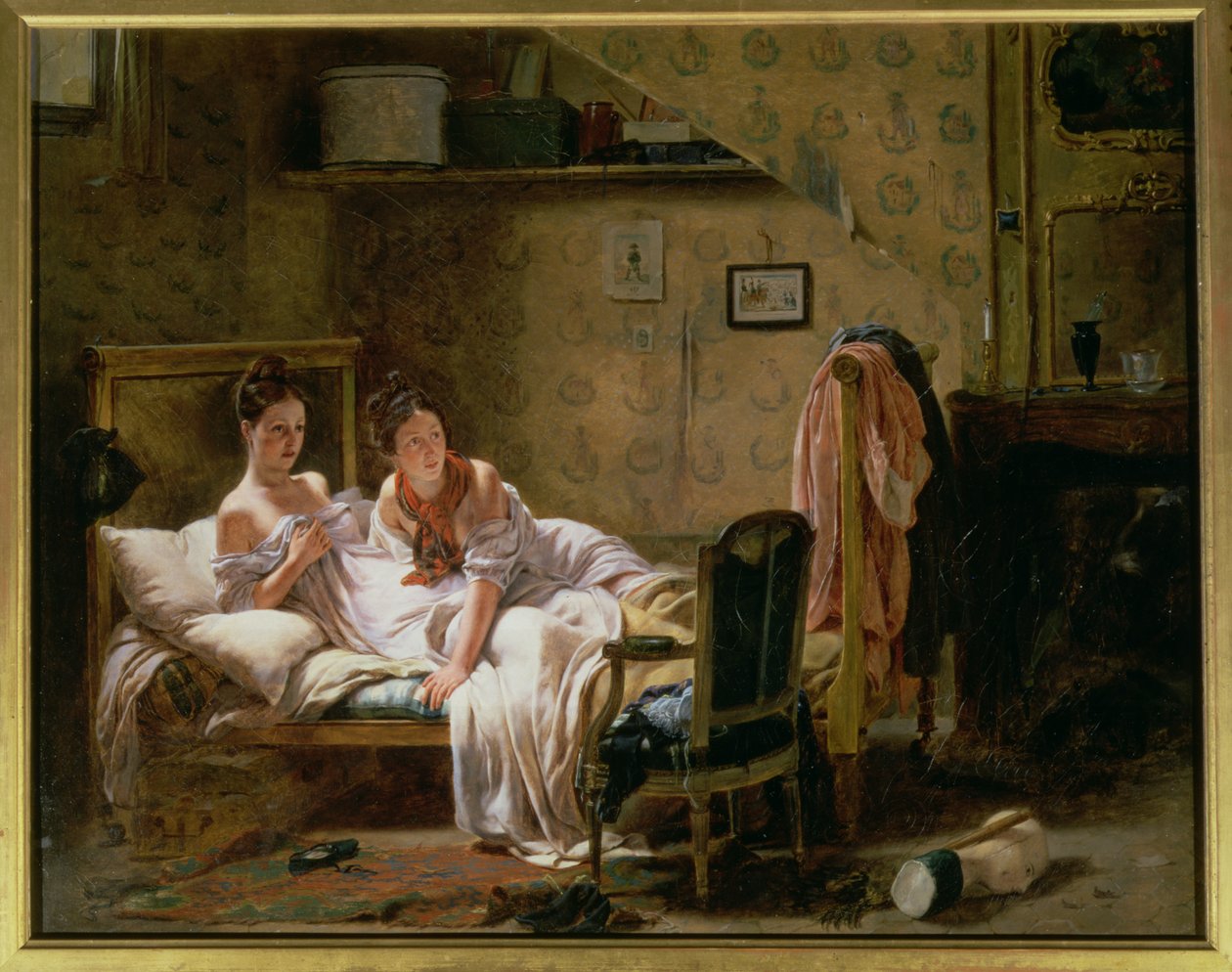 Due donne a letto da J.A. Rohne