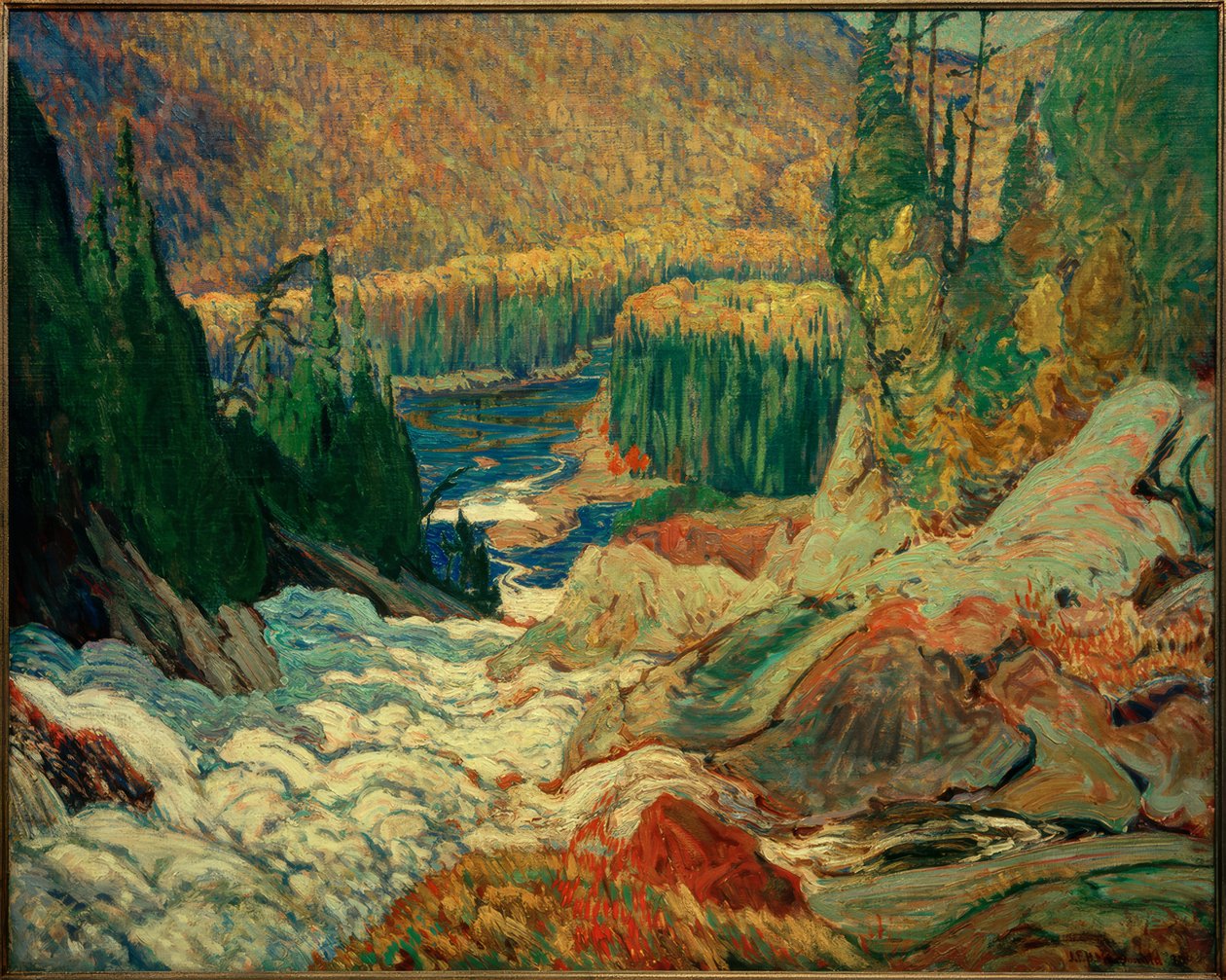 Cascate, fiume Montreal da J.E.H. MacDonald