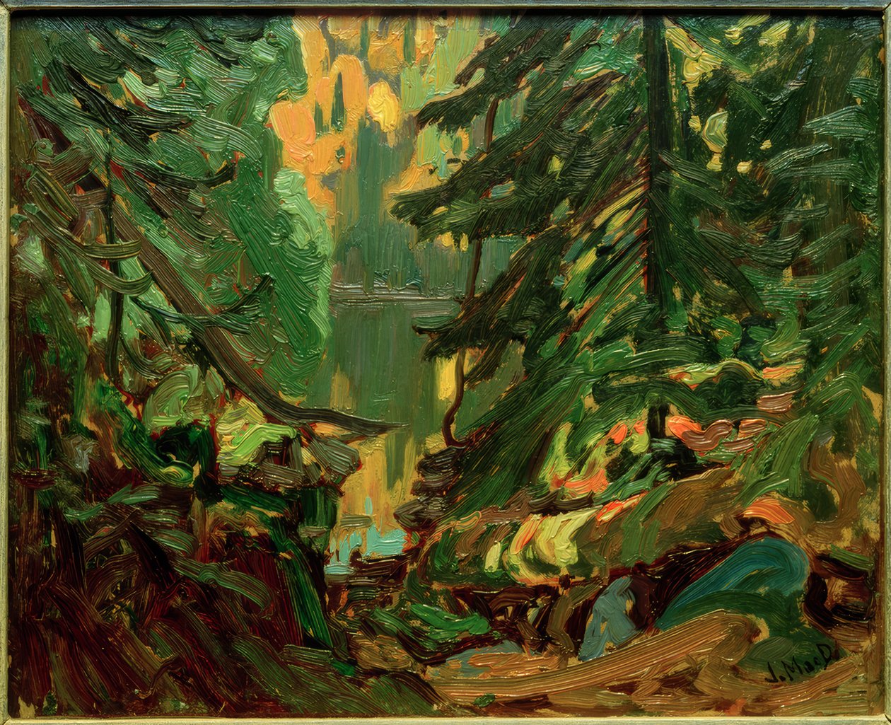 Vicino al lago Montreal, Algoma da J.E.H. MacDonald