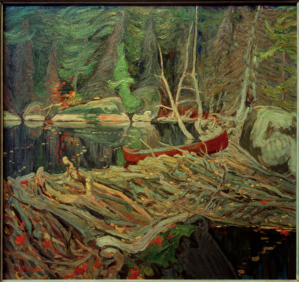 La diga dei castori da J.E.H. MacDonald