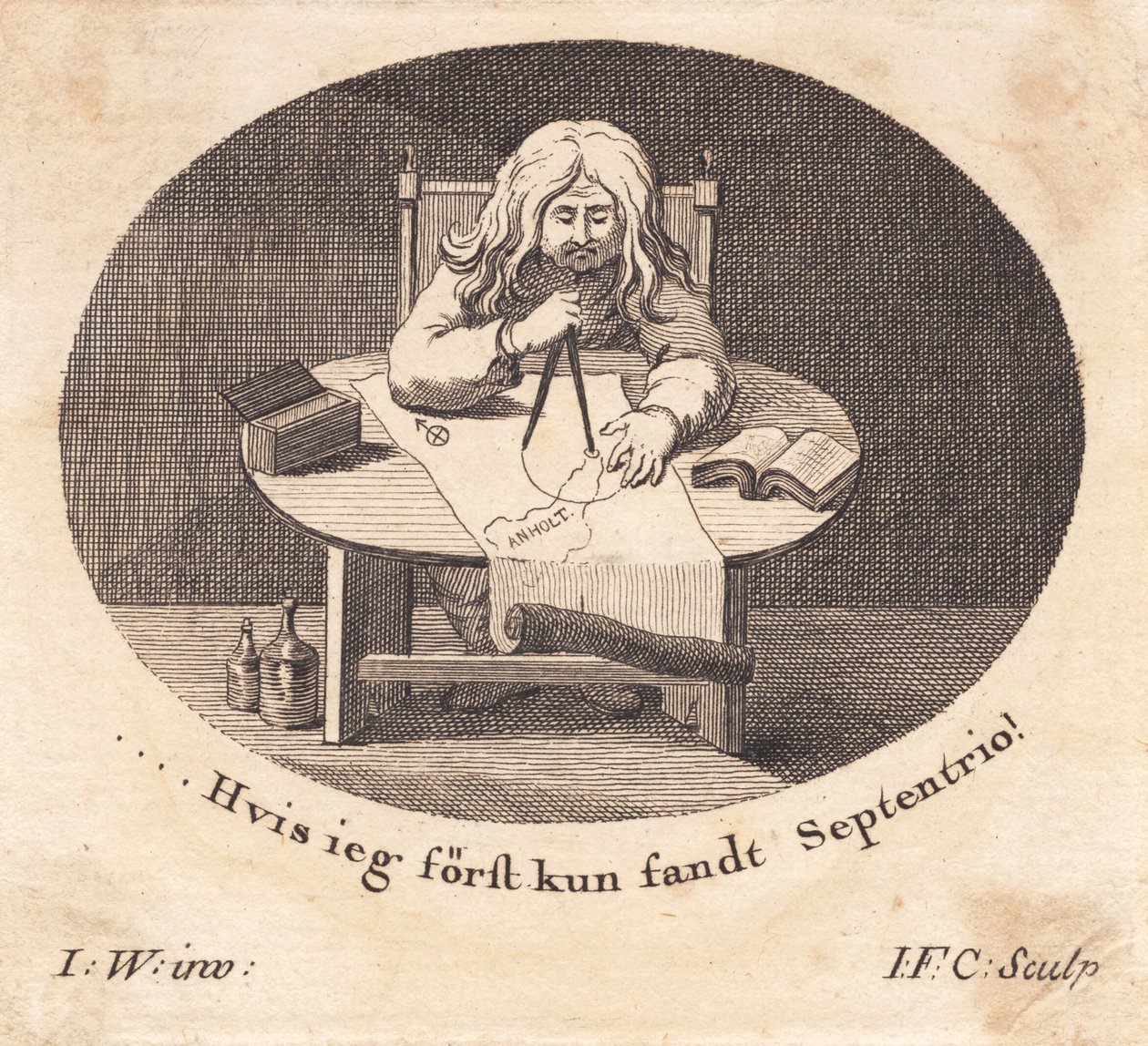 Un critico del poema di Peder Paars da J.F. Clemens