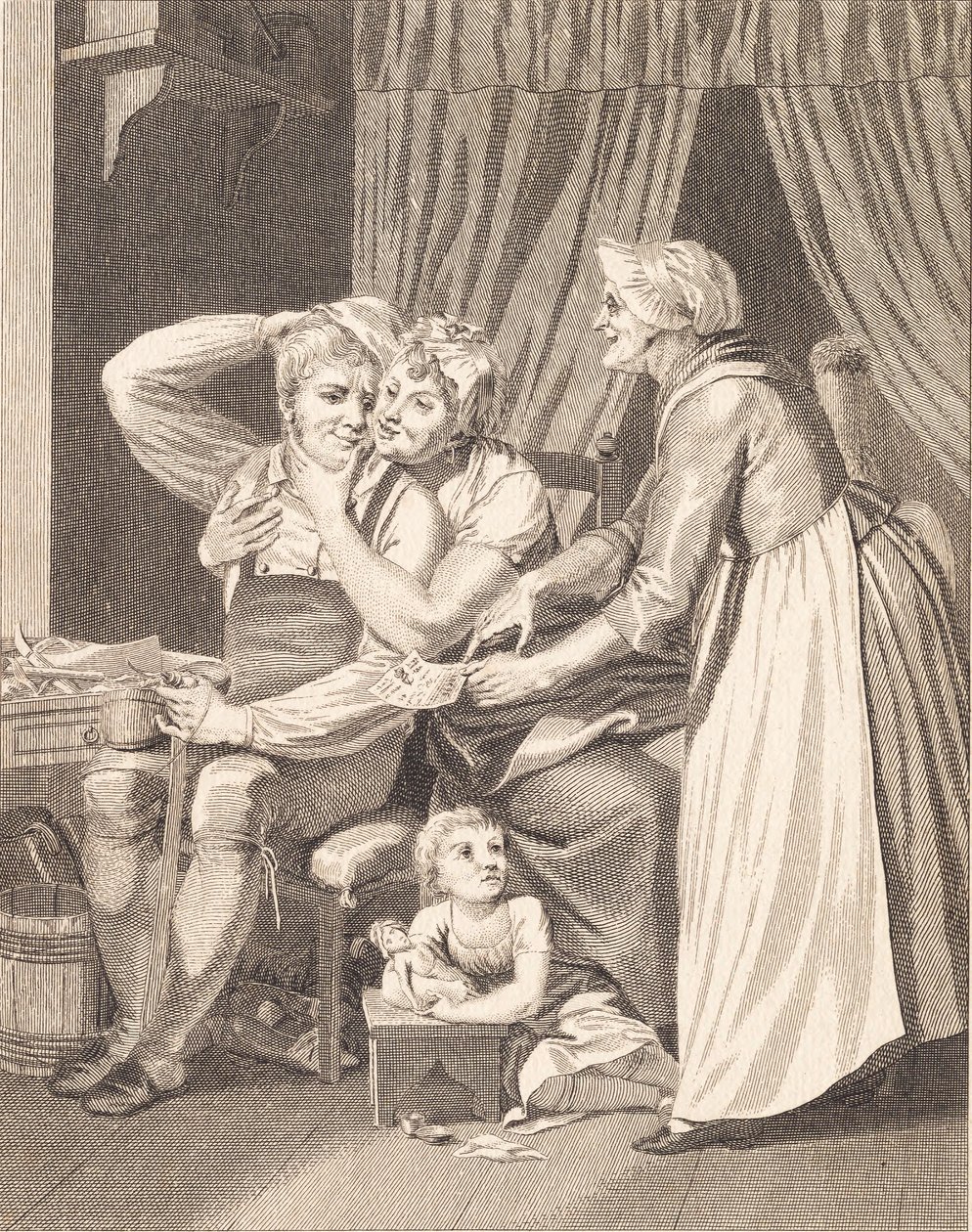 Il biglietto della lotteria da J.F. Clemens