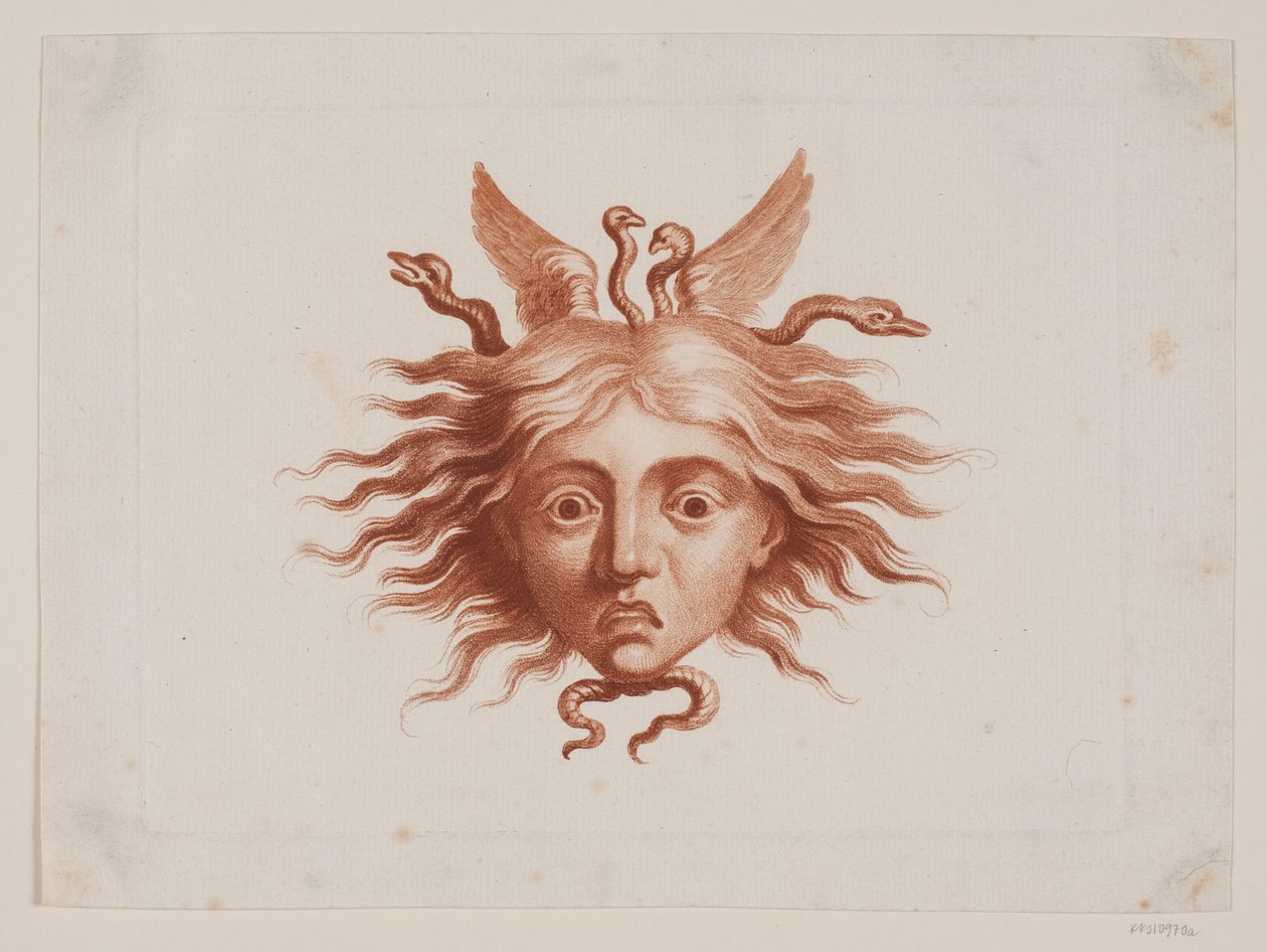Testa di Medusa da J.F. Clemens