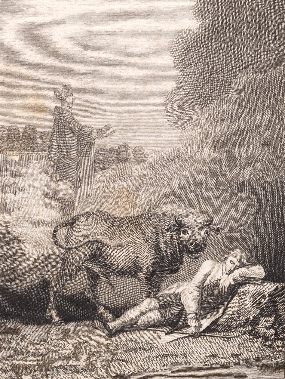 Niels Klim crede di sentire il diacono nella chiesa di Fane. II da J.F. Clemens