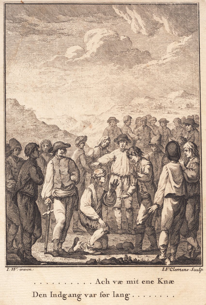 Niels Kok sul patibolo da J.F. Clemens