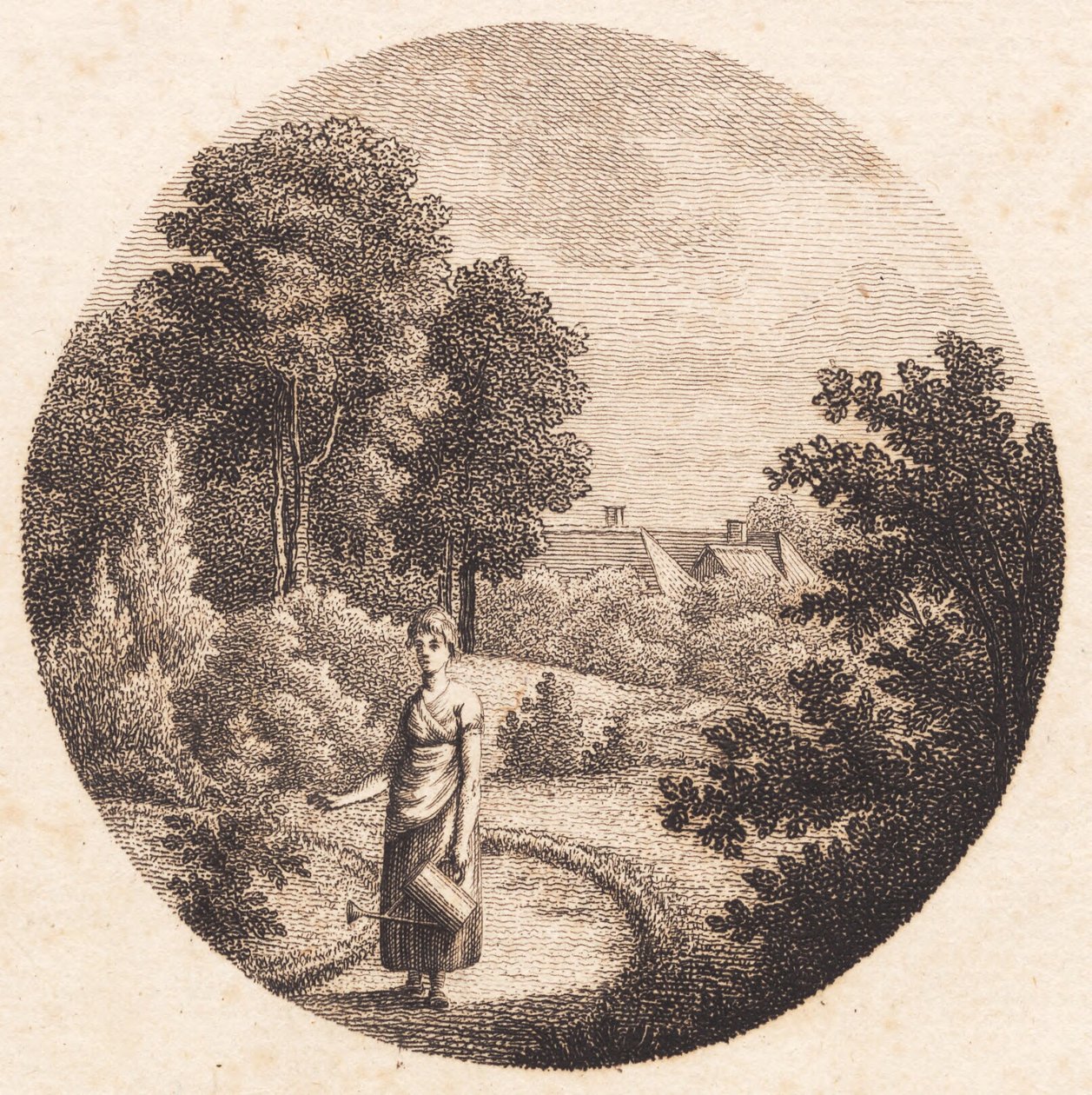 Parte del giardino di Nordfeldt da J.F. Clemens