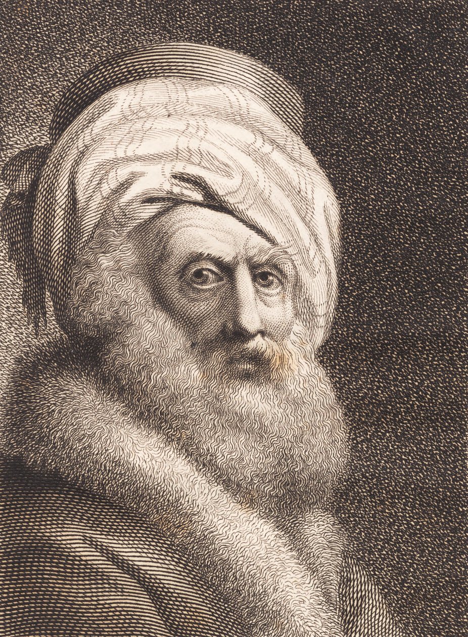 Ritratto di un vecchio. Nathan il Saggio da J.F. Clemens