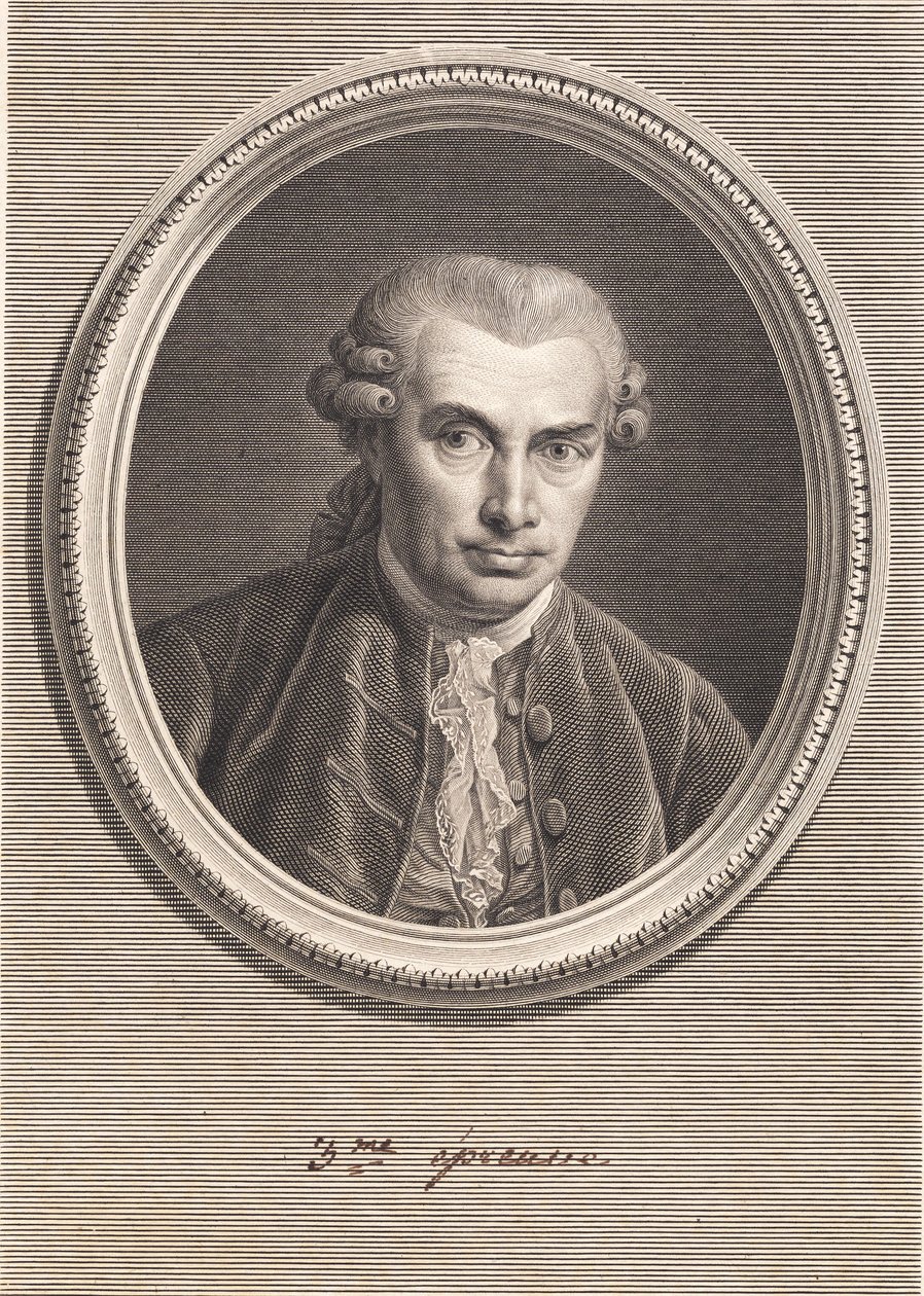 Ritratto del dottor Johan von Berger da J.F. Clemens