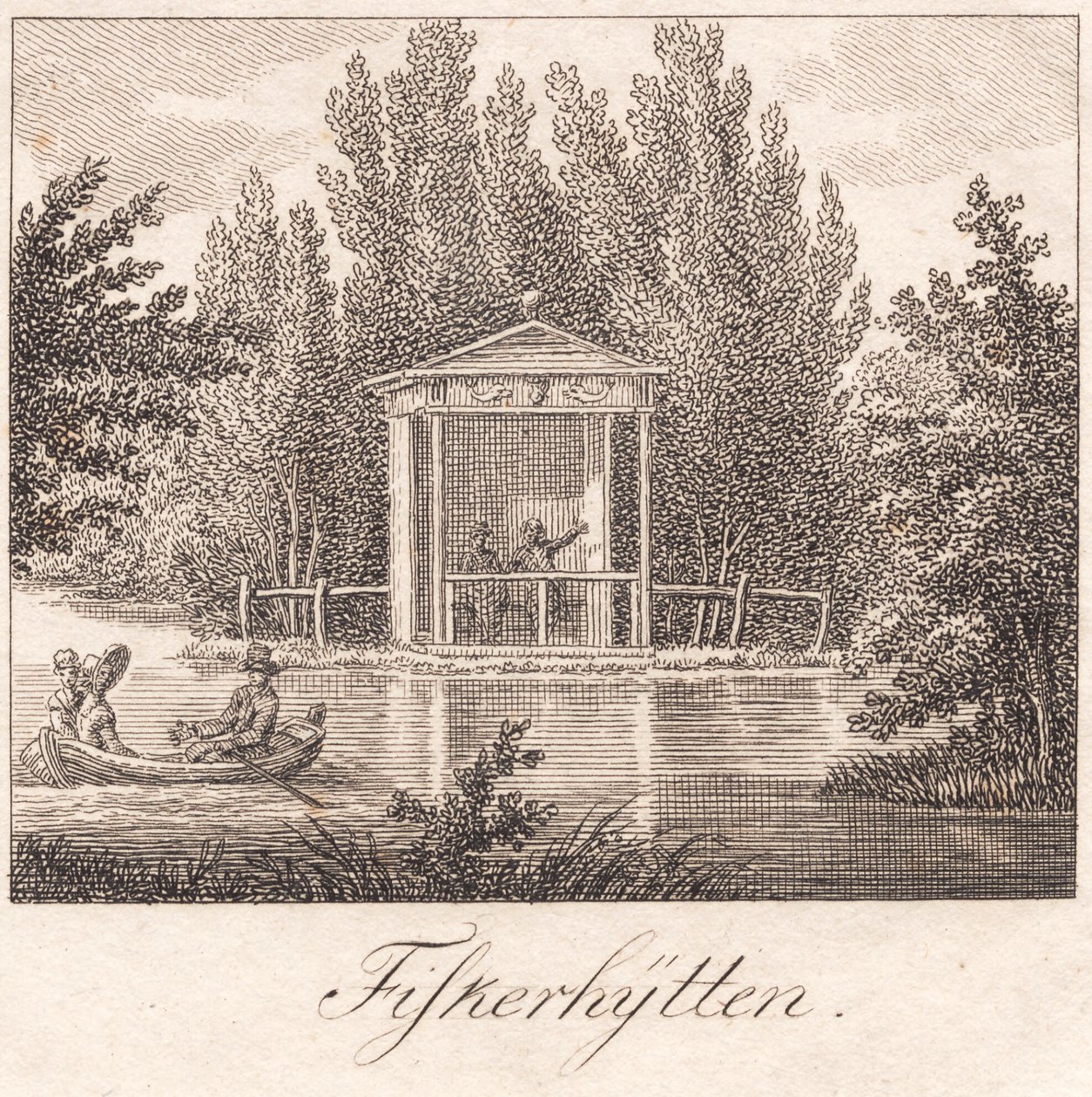 Giardino di Sanderumgaard da J.F. Clemens