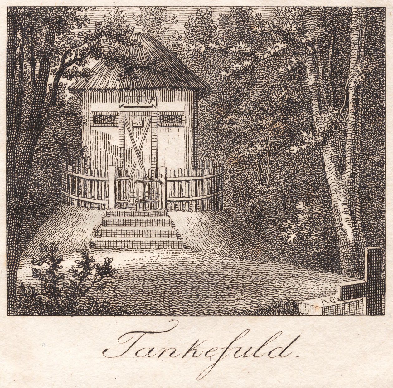Giardino di Sanderumgaard da J.F. Clemens