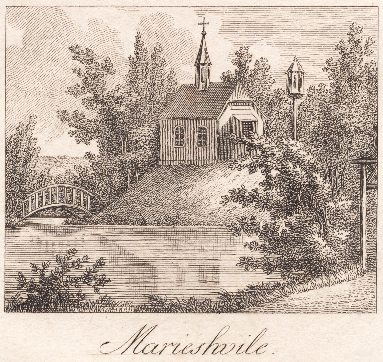 Giardino di Sanderumgaard da J.F. Clemens