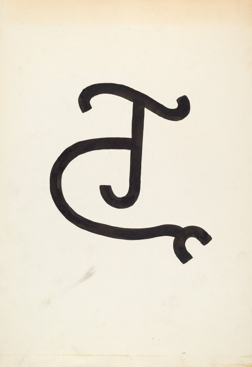 Marchio del bestiame, c. 1936 da J.Henry Marley