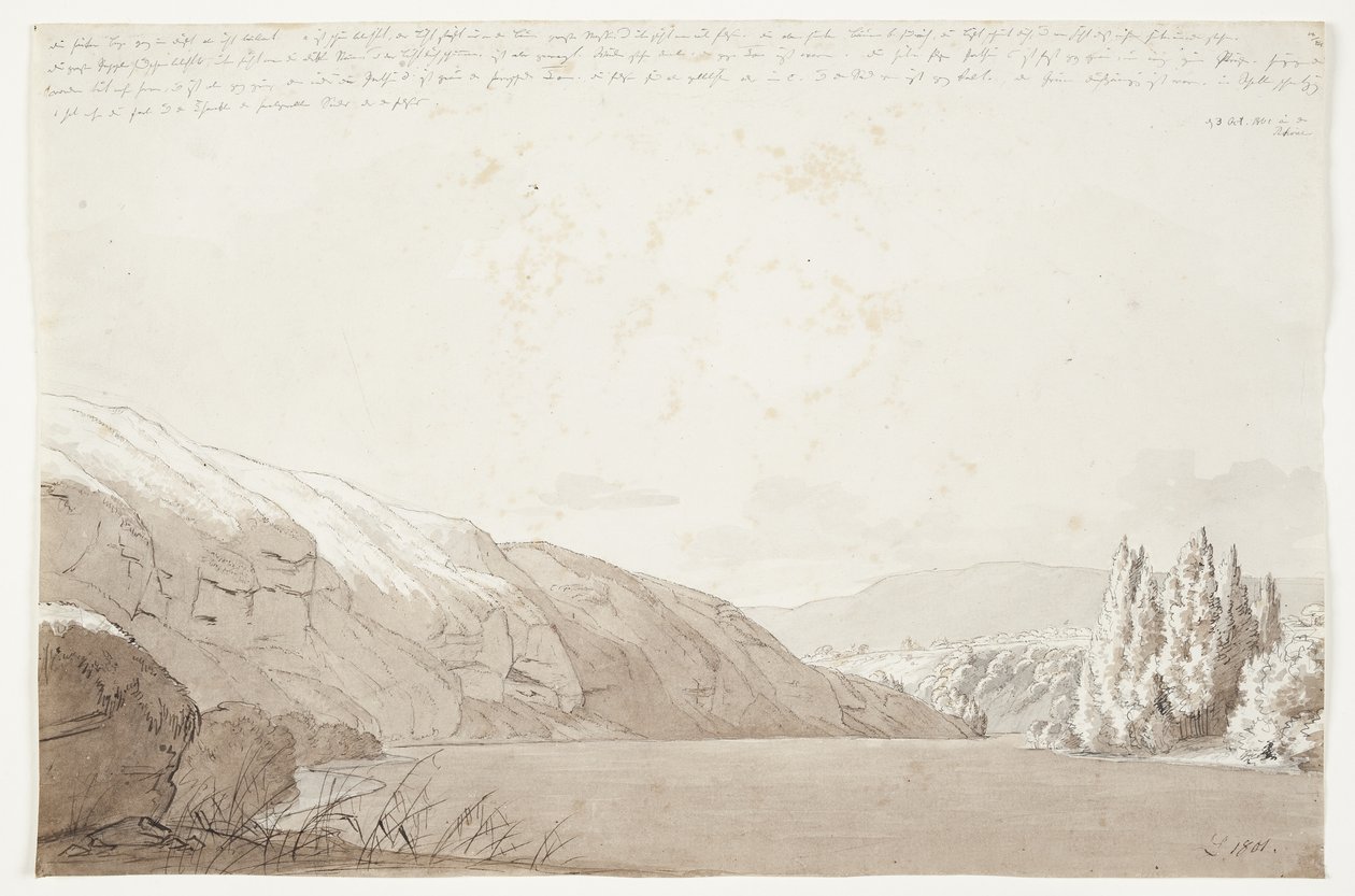 Paesaggio del Rodano da J.L. Lund