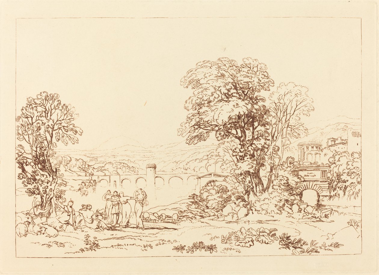 Apuleia alla ricerca di Apuleio da Joseph Mallord William Turner