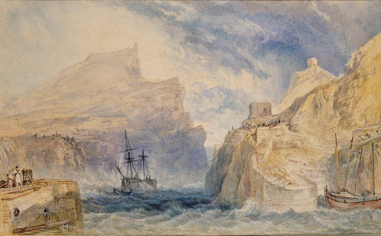 Boscastle, Cornovaglia, c. 1824 da Joseph Mallord William Turner