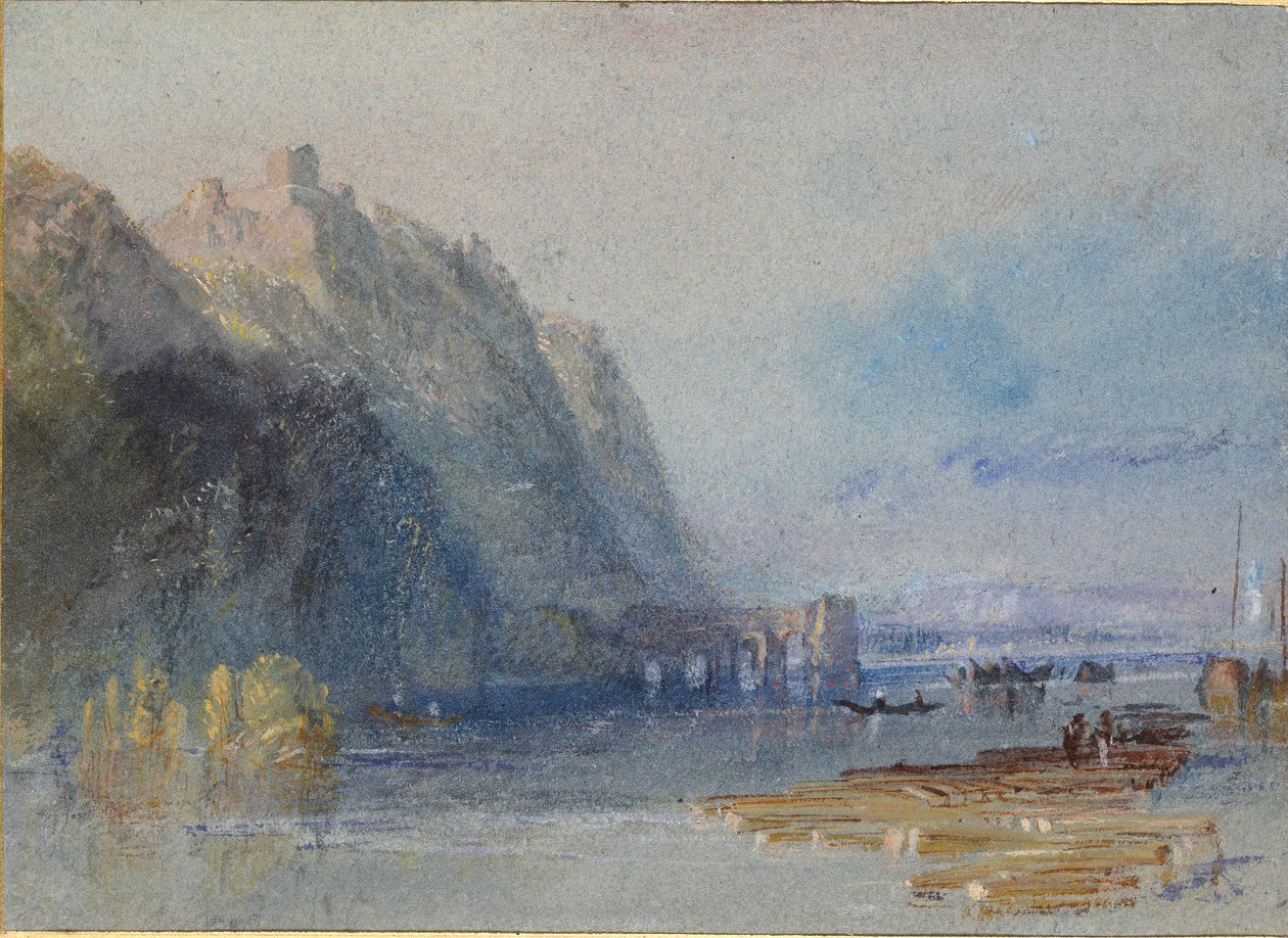 Castello Hamelin, tra Oudon e Ancenis da Joseph Mallord William Turner