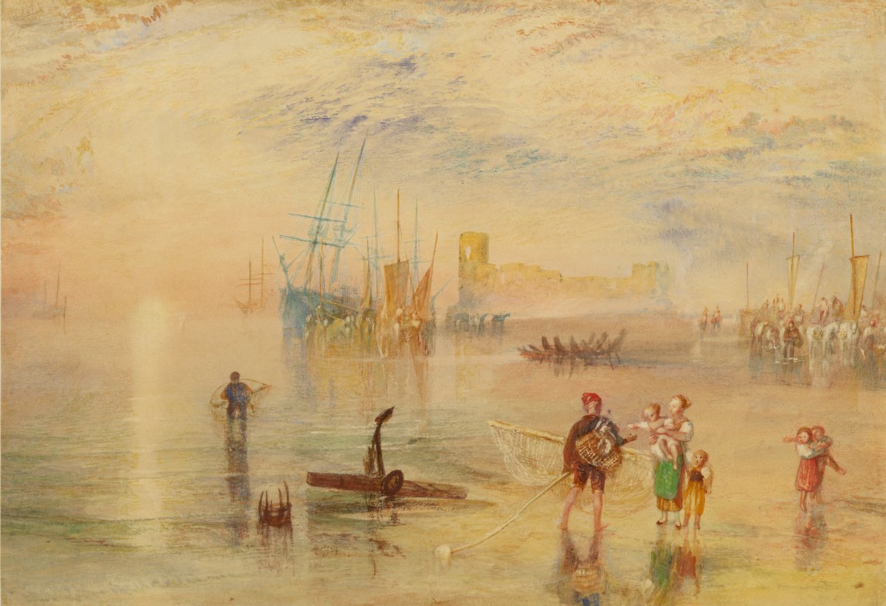 Castello di Flint, Galles del Nord da Joseph Mallord William Turner