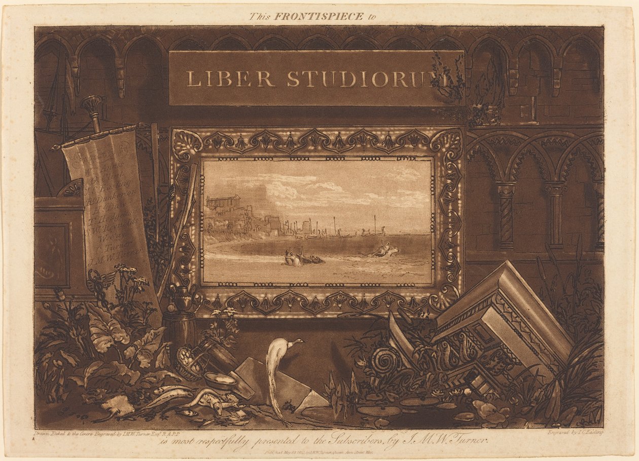 Frontespizio da Joseph Mallord William Turner