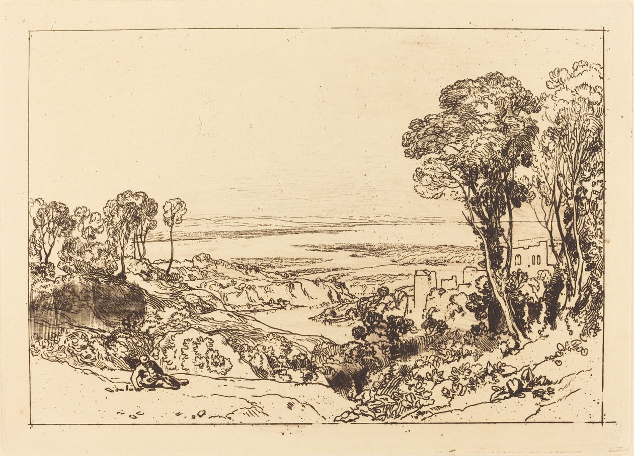 Giunzione del Severn e del Wye, pubblicato 1811 da Joseph Mallord William Turner