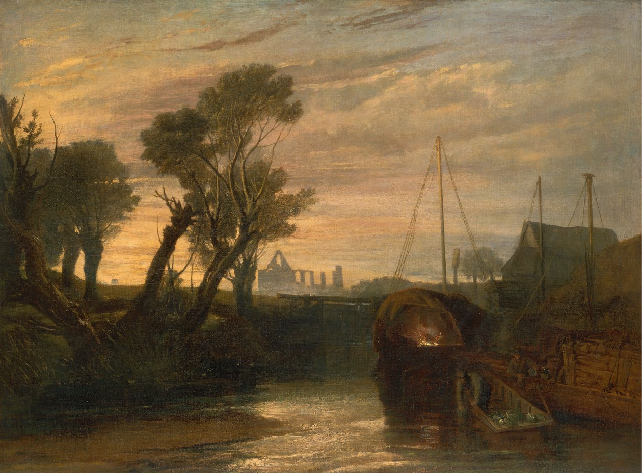 Abbazia di Newark, tra il 1806 e il 1807 da Joseph Mallord William Turner
