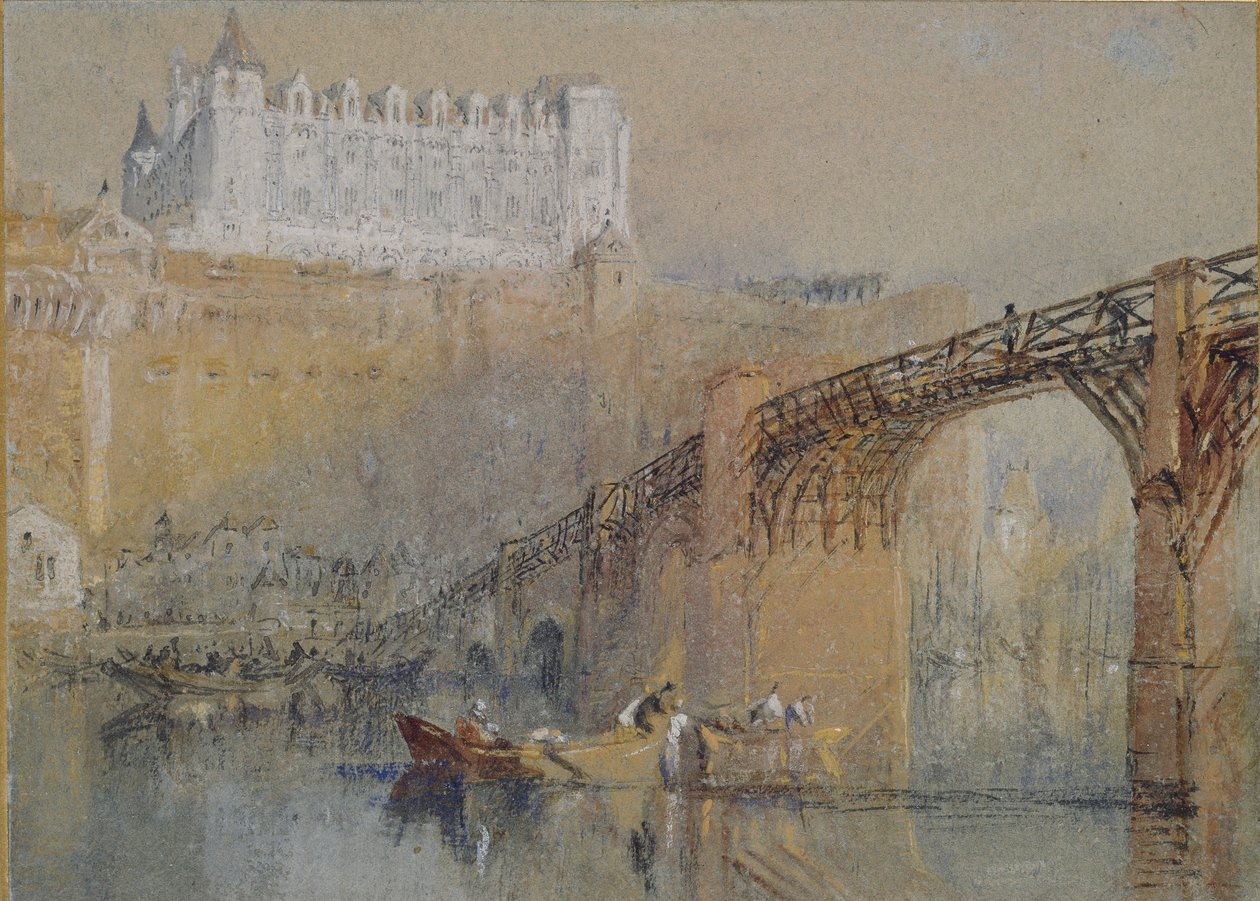 Il castello di Amboise da Joseph Mallord William Turner