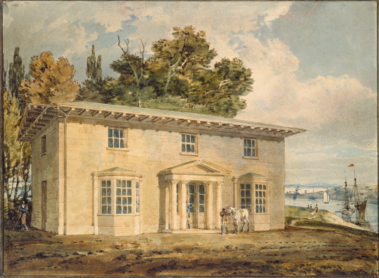 Il Penrhyn Arms a Port Penrhyn, ca. 1797-1798 da Joseph Mallord William Turner