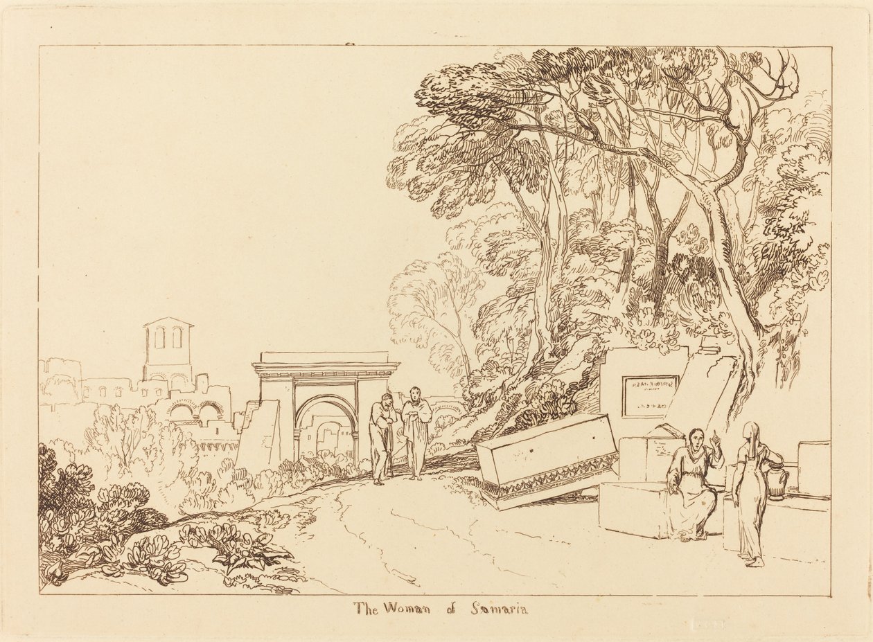La donna di Samaria da Joseph Mallord William Turner