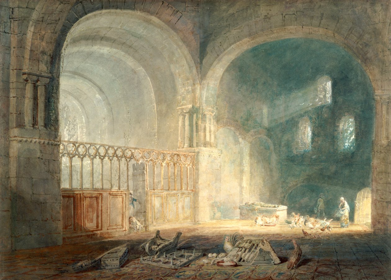Transetto del priorato di Ewenny, Glamorganshire da Joseph Mallord William Turner