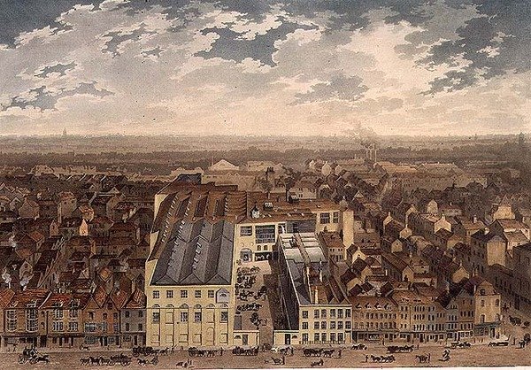 Una vista della Birreria Genuine, Golden Lane, pubblicata da R. Cribb da J.S. Barth