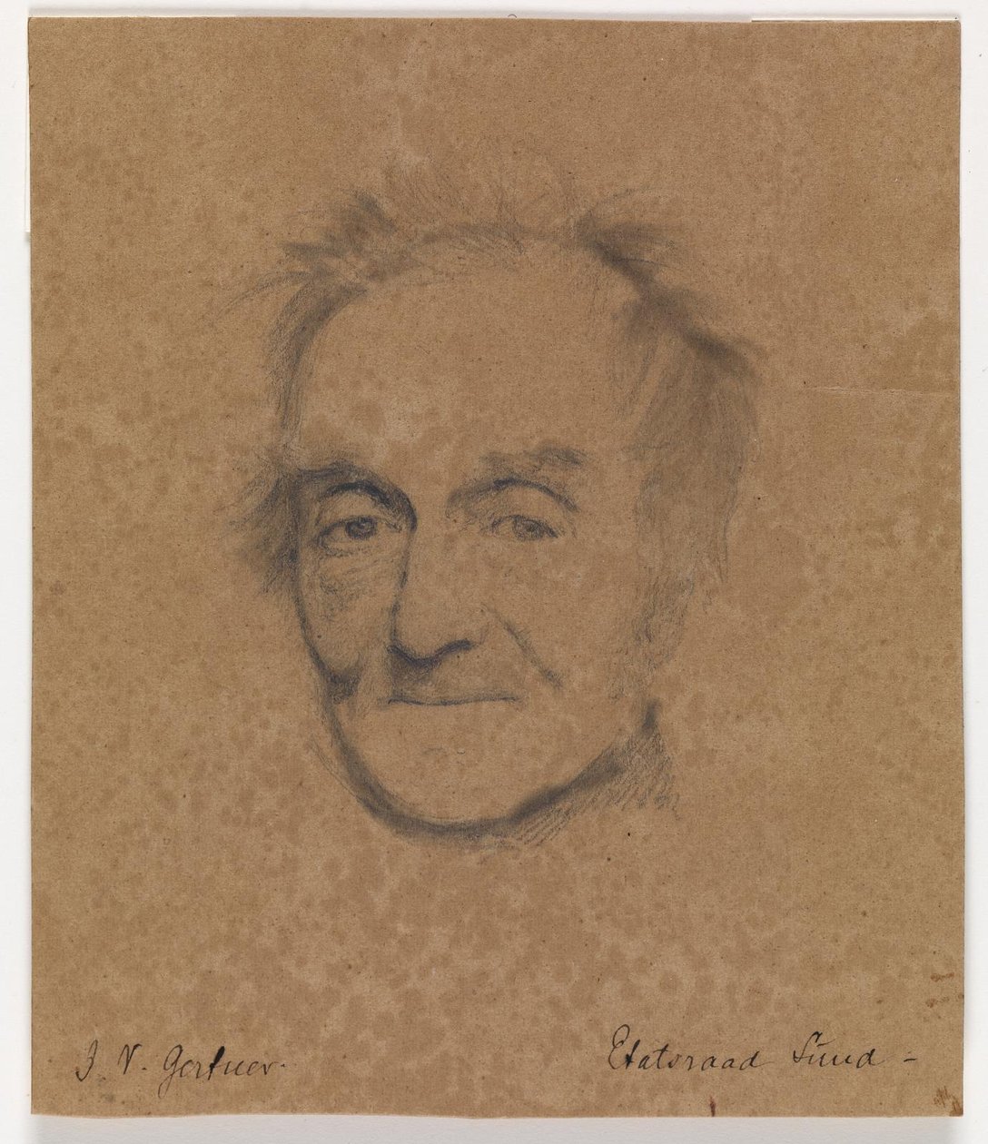 Ritratto del pittore J.L. Lund da J.V. Gertner