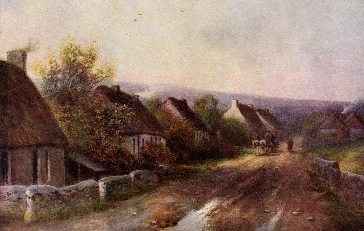 Un villaggio di Tipperary, Irlanda da JW Gozzard