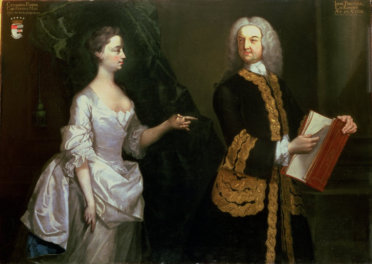 Ritratto di Sir John Perceval, 1° Conte di Egmont da J. Aberry