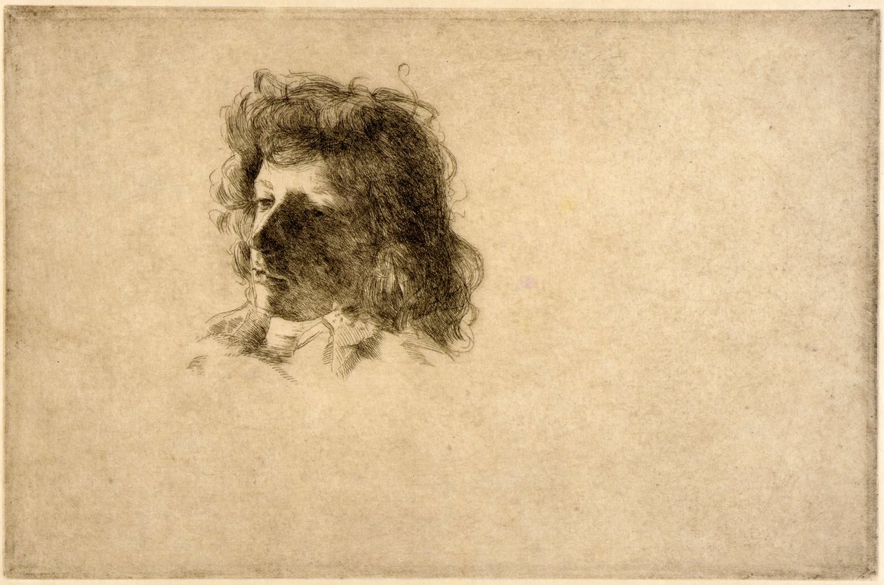 Una testa da J. Alden Weir