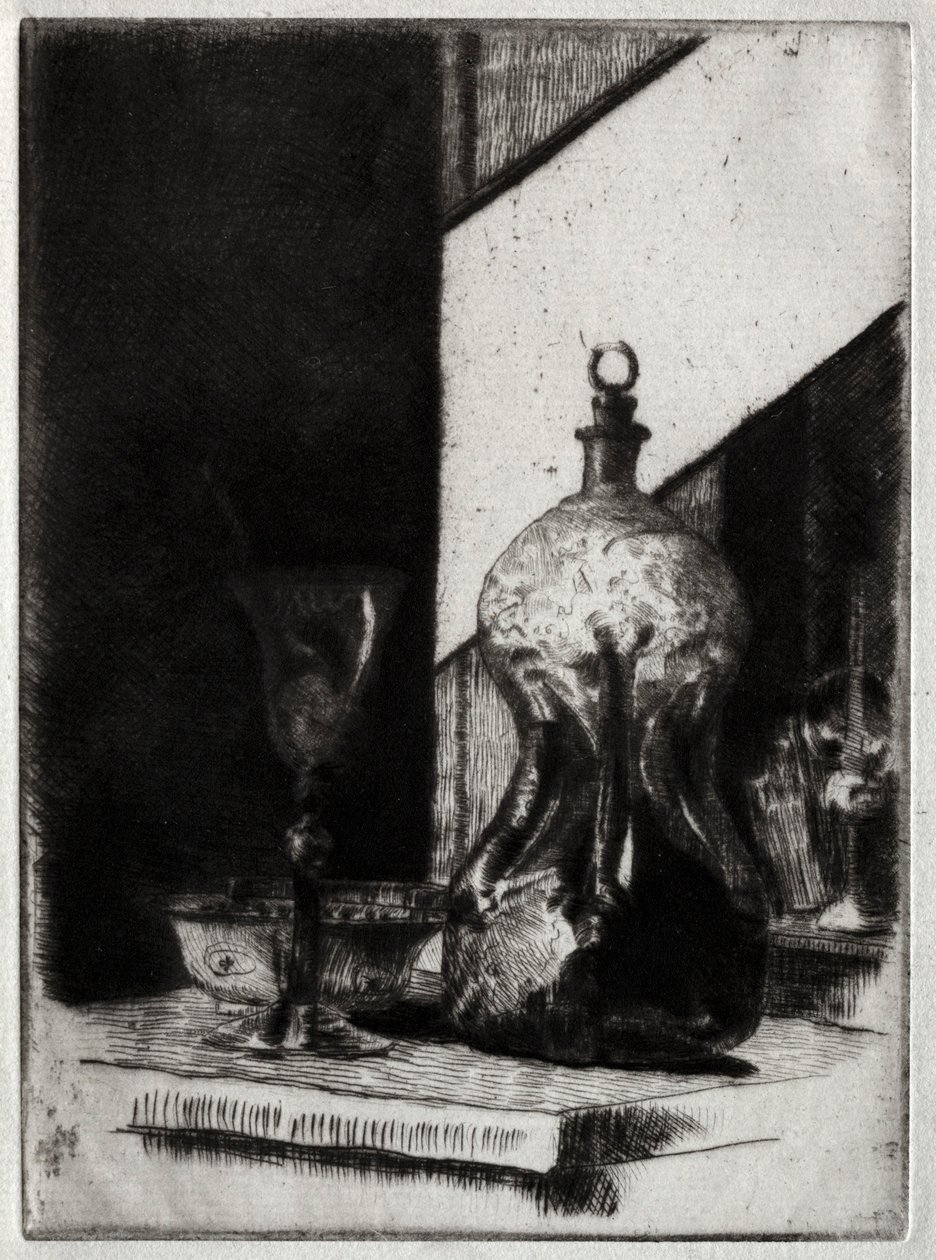 Schnapps olandese, 1885-1893 da J. Alden Weir