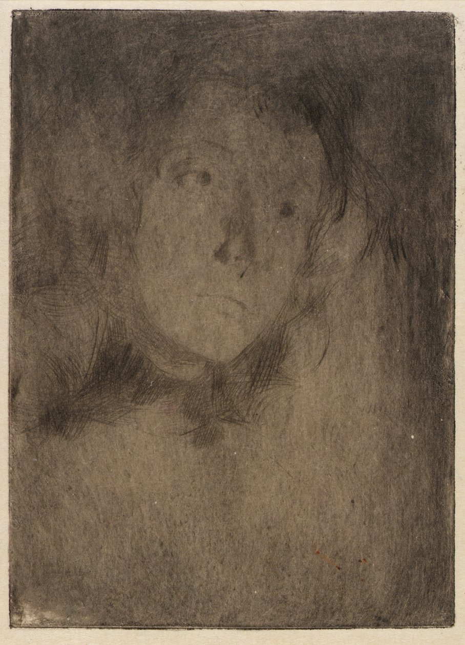 Testa di donna da J. Alden Weir