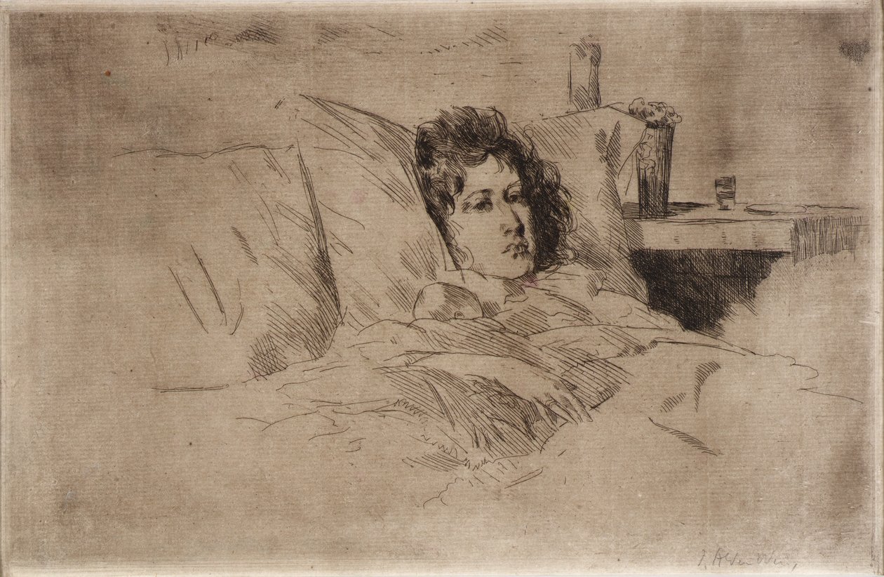 Madre e neonato da J. Alden Weir