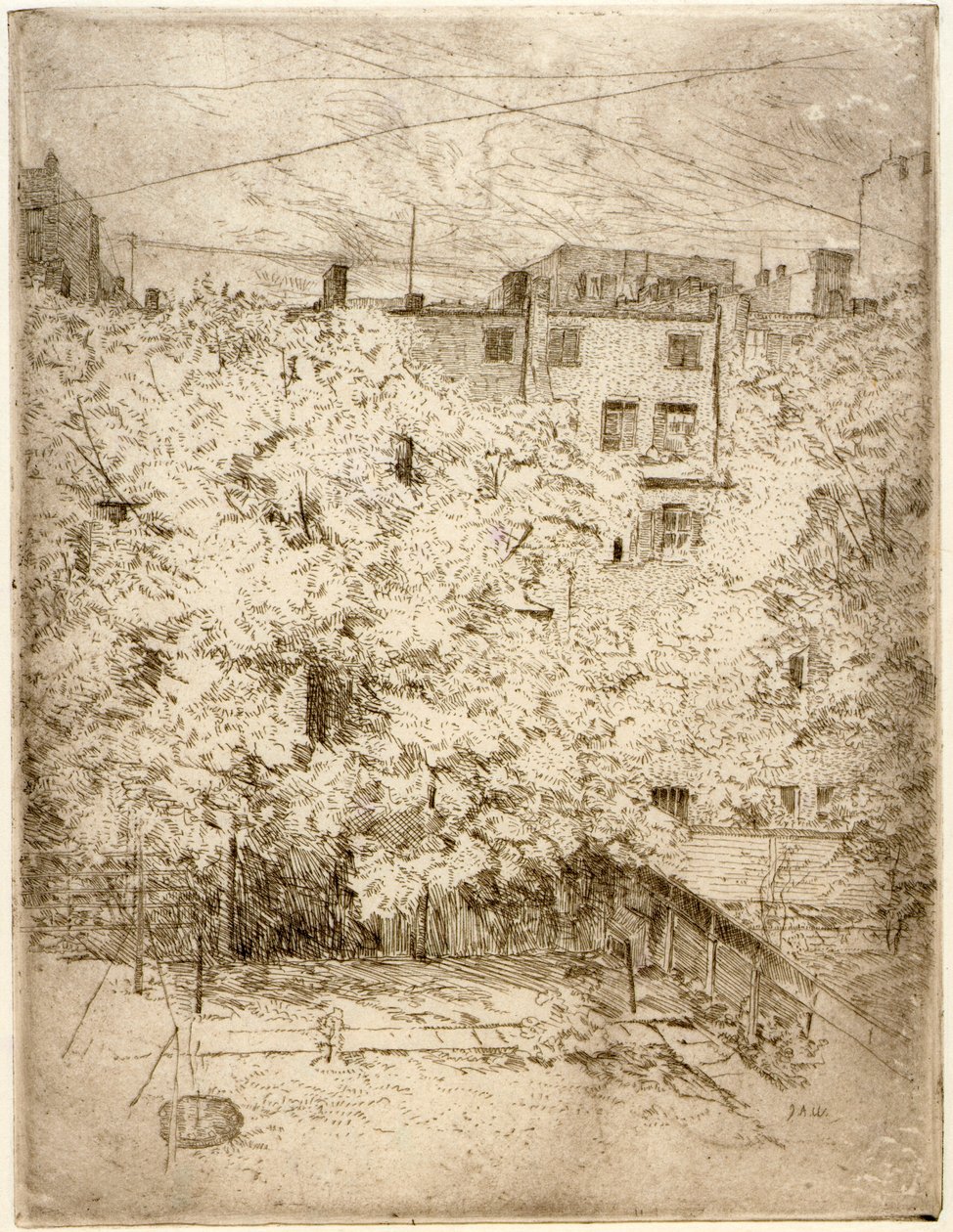 Il mio cortile n. 2 da J. Alden Weir