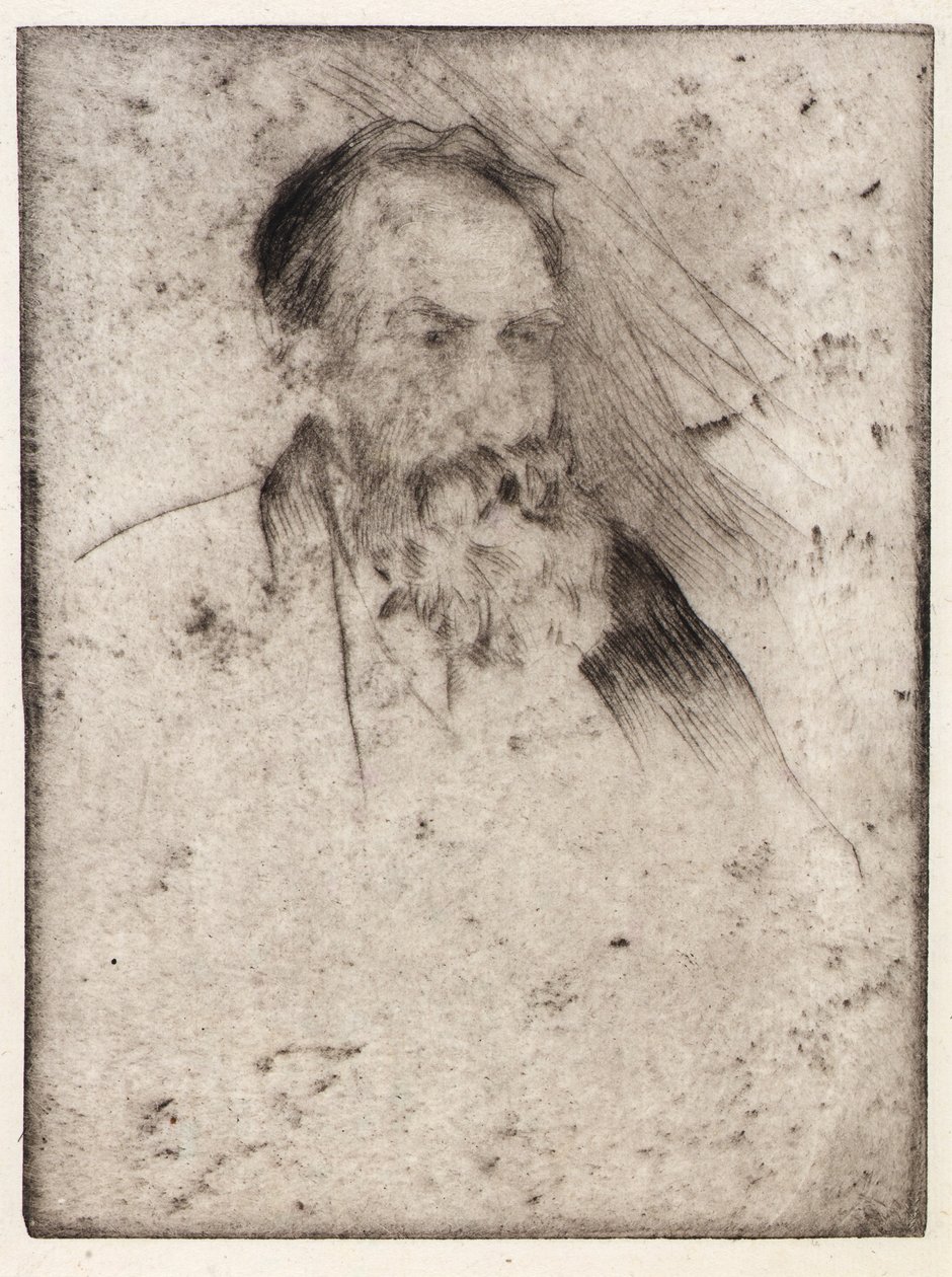 Ritratto di Albert P. Ryder da J. Alden Weir
