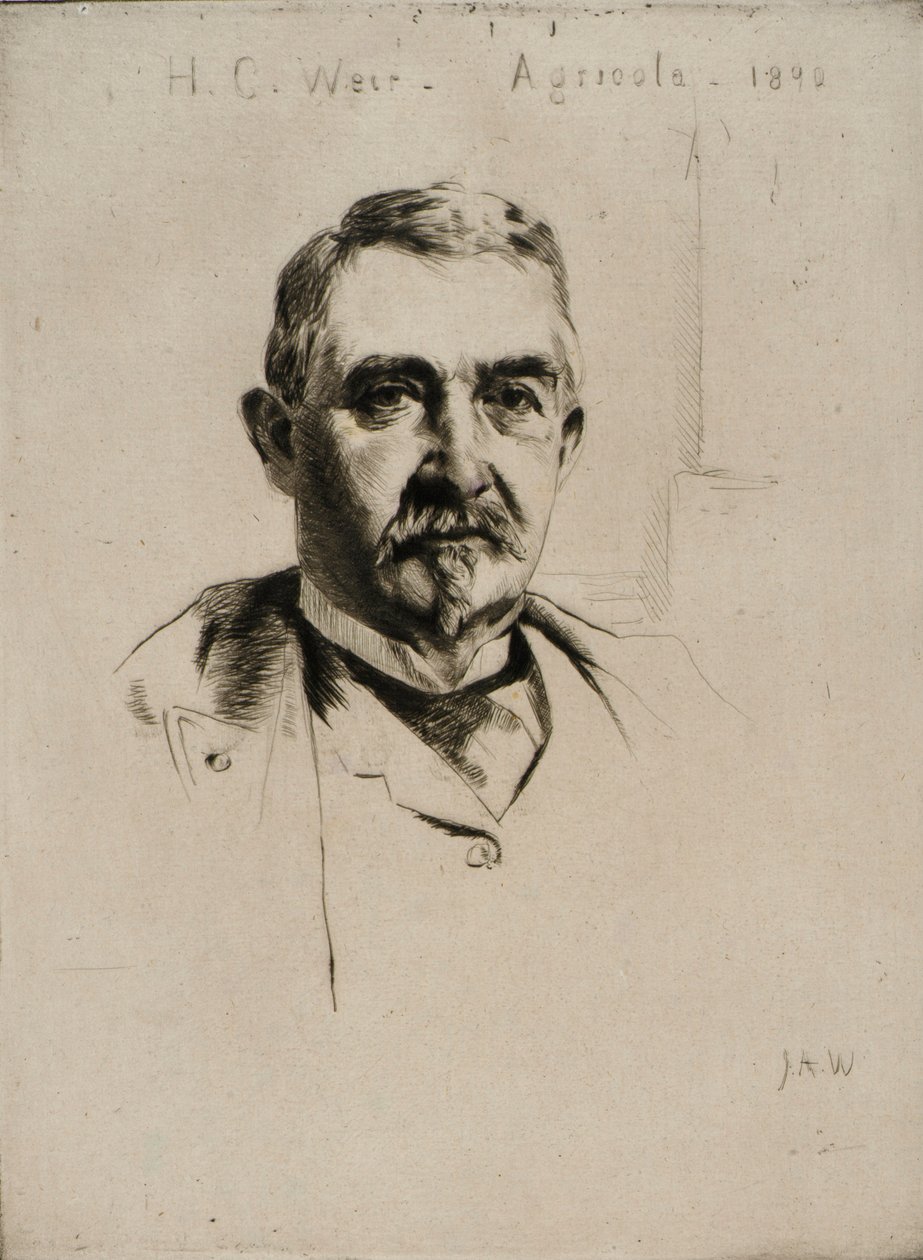 Ritratto del colonnello H.C. Weir (Agricola) da J. Alden Weir