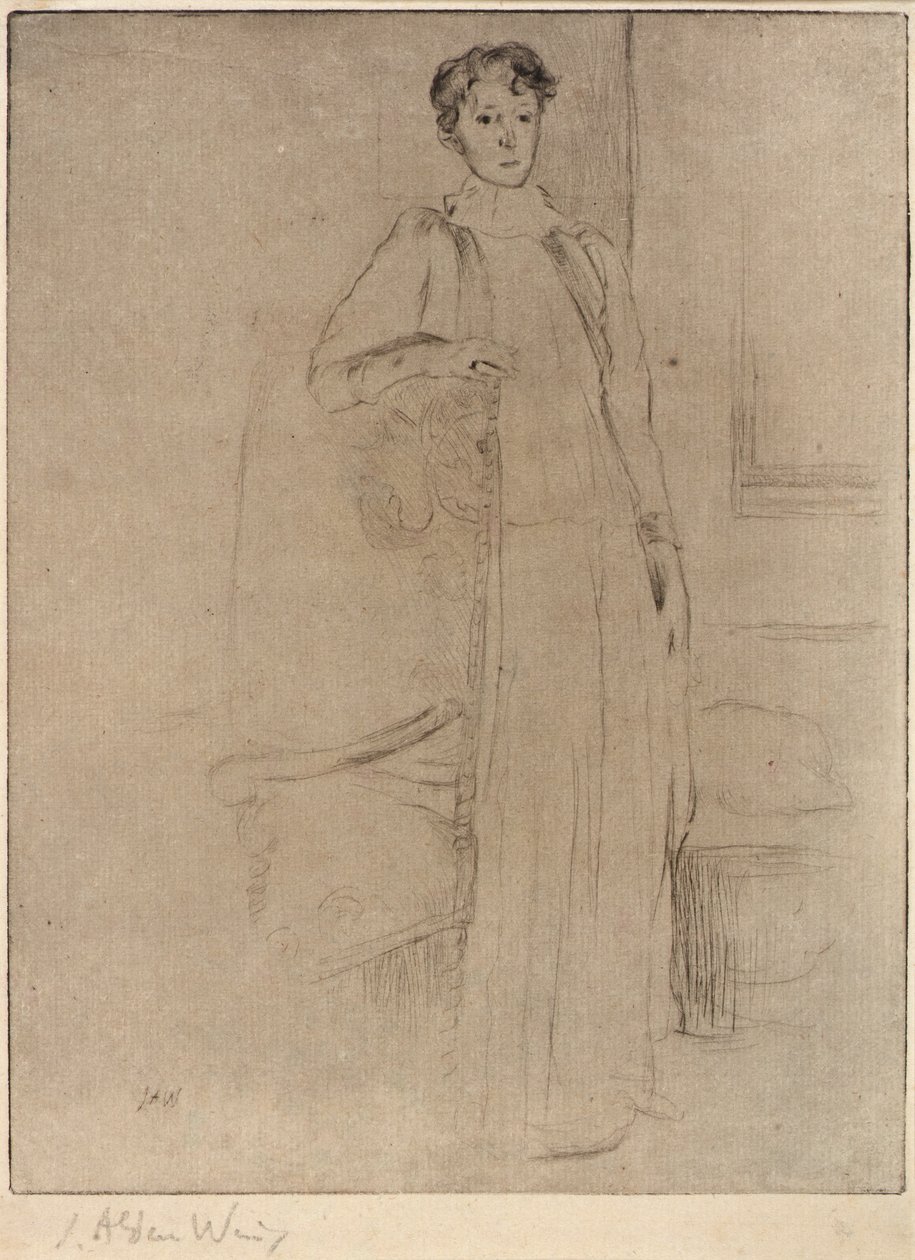 Figura n. 1 in piedi 1 da J. Alden Weir