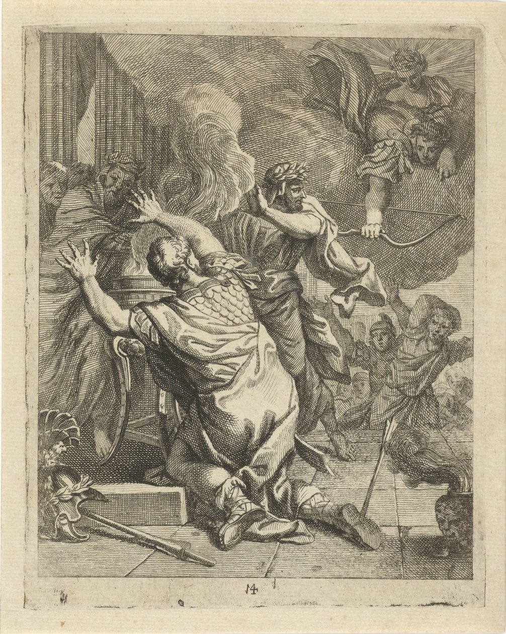 La morte di Achille da J. Alexander Janssens