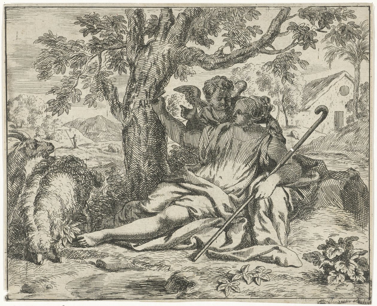 Angelo appare ad Agar da J. Alexander Janssens
