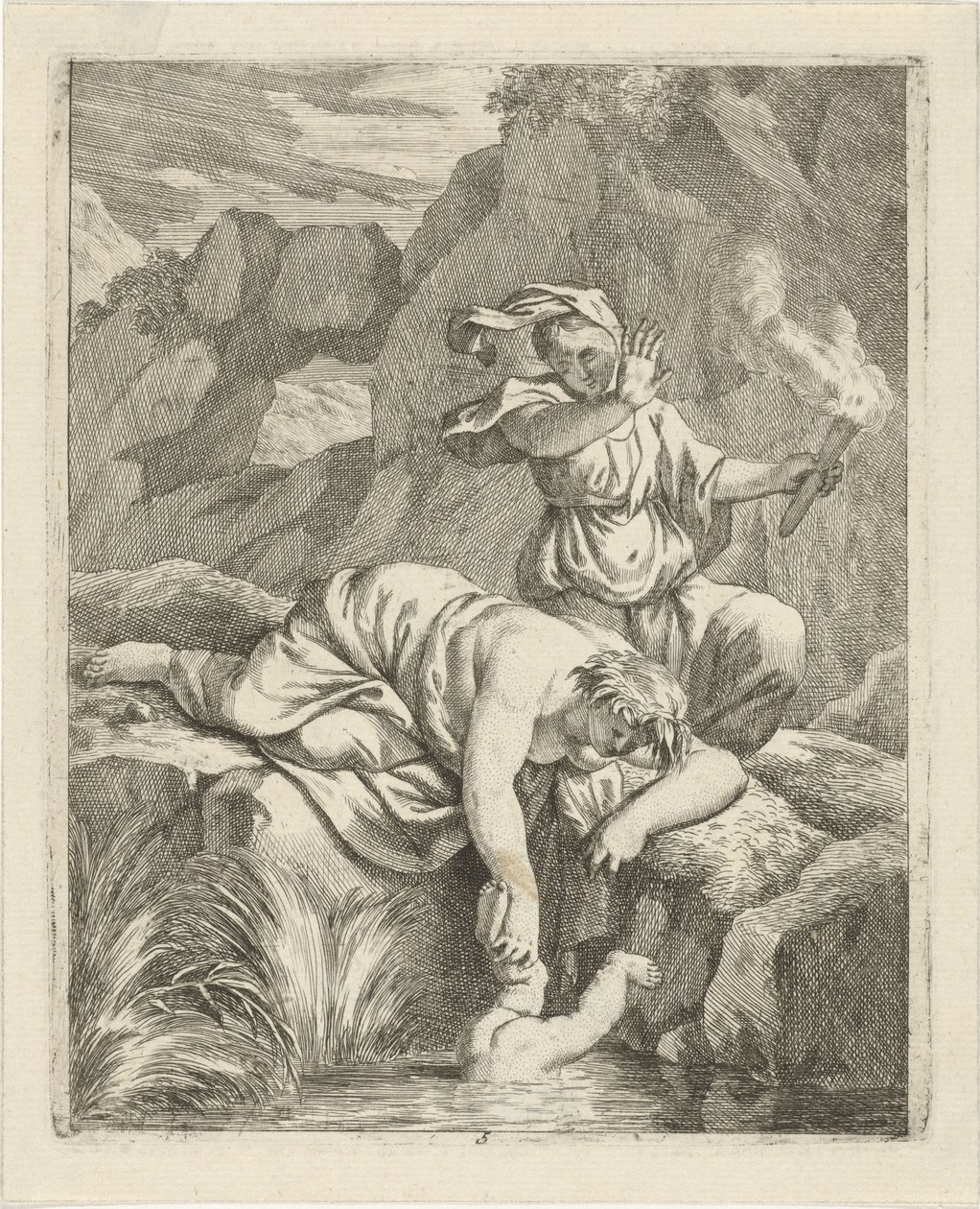 Teti immerge Achille nello Stige da J. Alexander Janssens