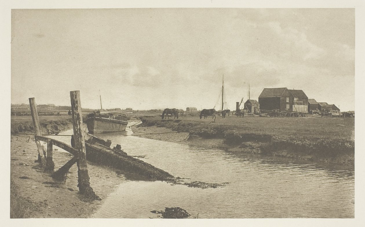 Un fiume di marea, costa orientale da J. B. B. Wellington