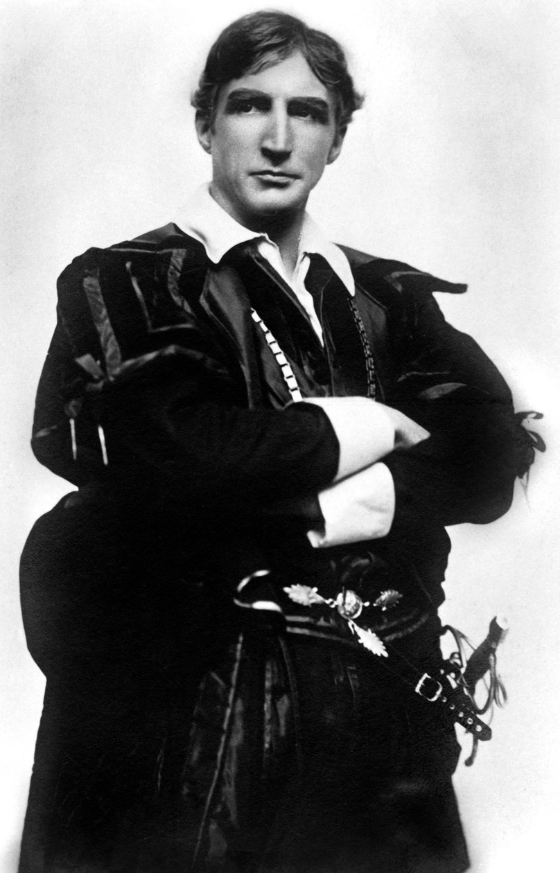Jerrold Robertshaw 1866-1941, attore inglese, inizio XX secolo da J. Beagles and Co.