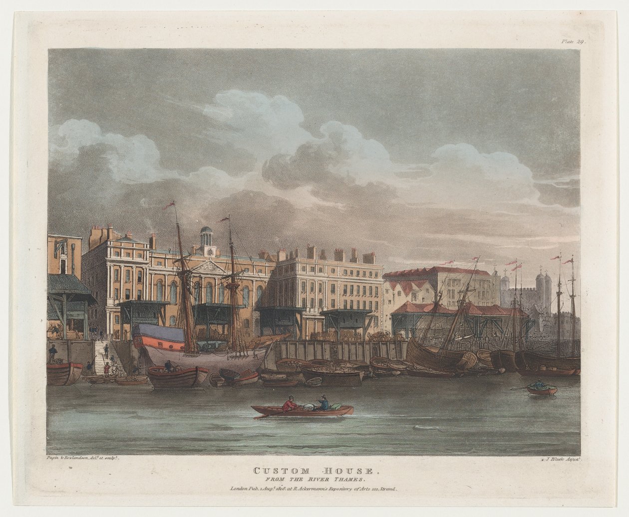 Dogana, 1 agosto 1808 da J. Bluck