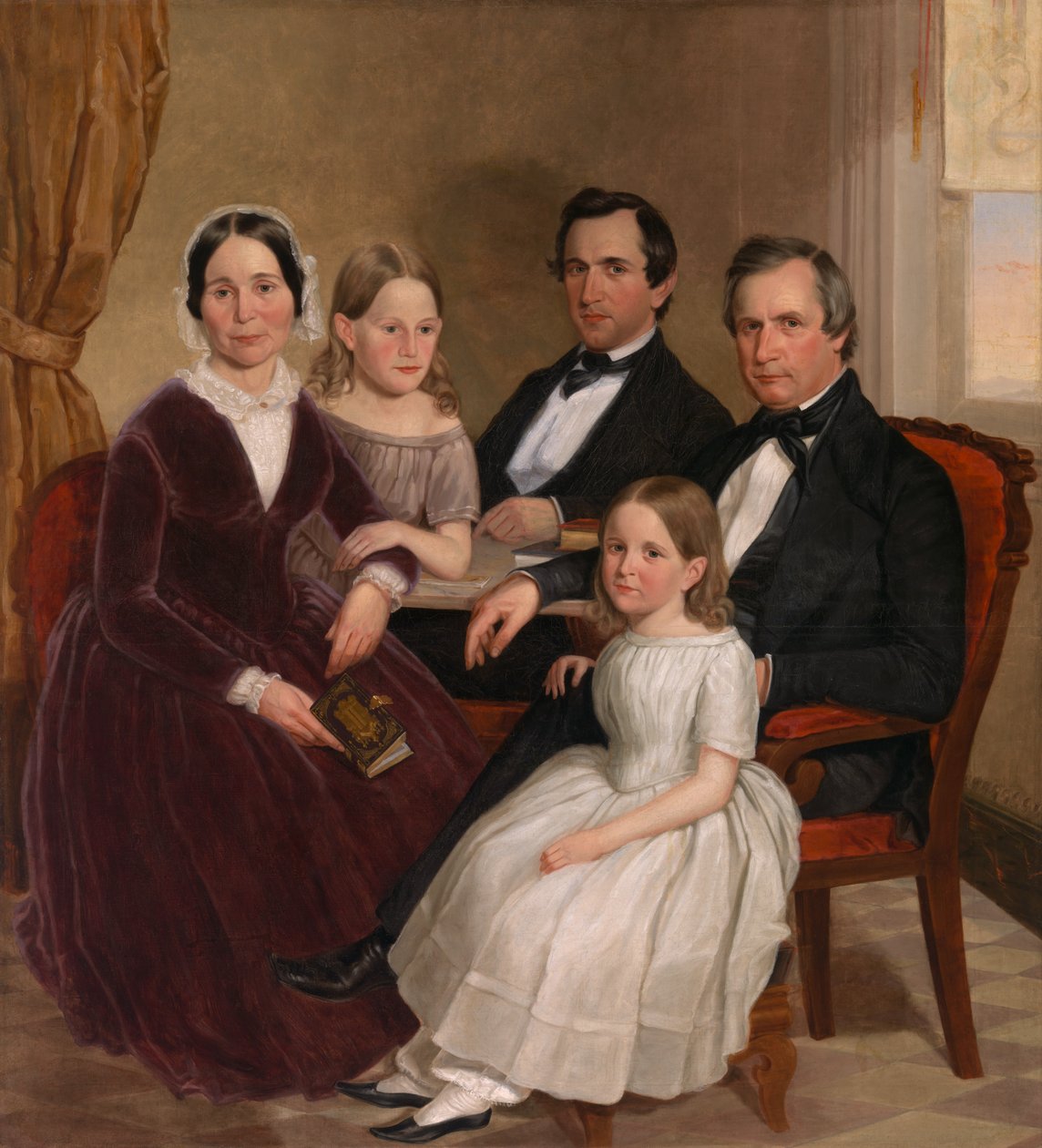 William Jervis Hough e famiglia, c. 1852-1853 da J. Brayton Wilcox