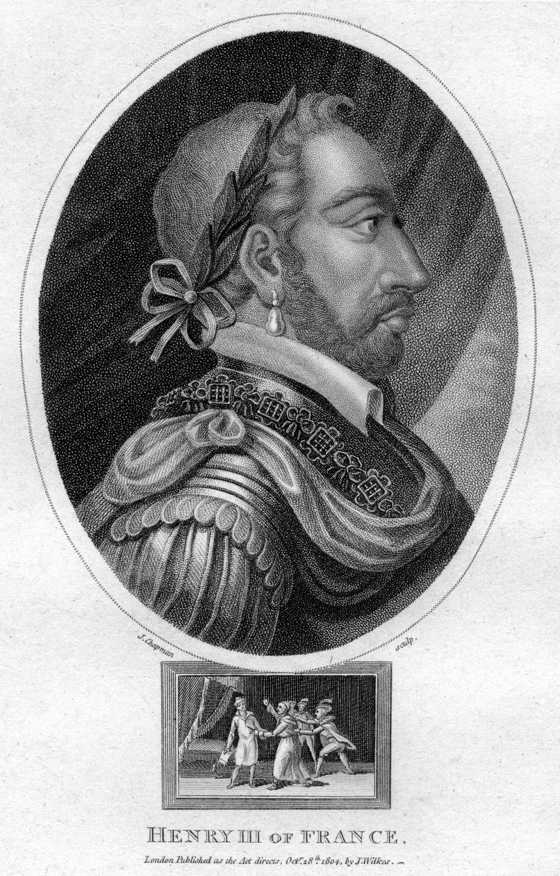 Enrico III, re di Francia, 1804 da J. Chapman