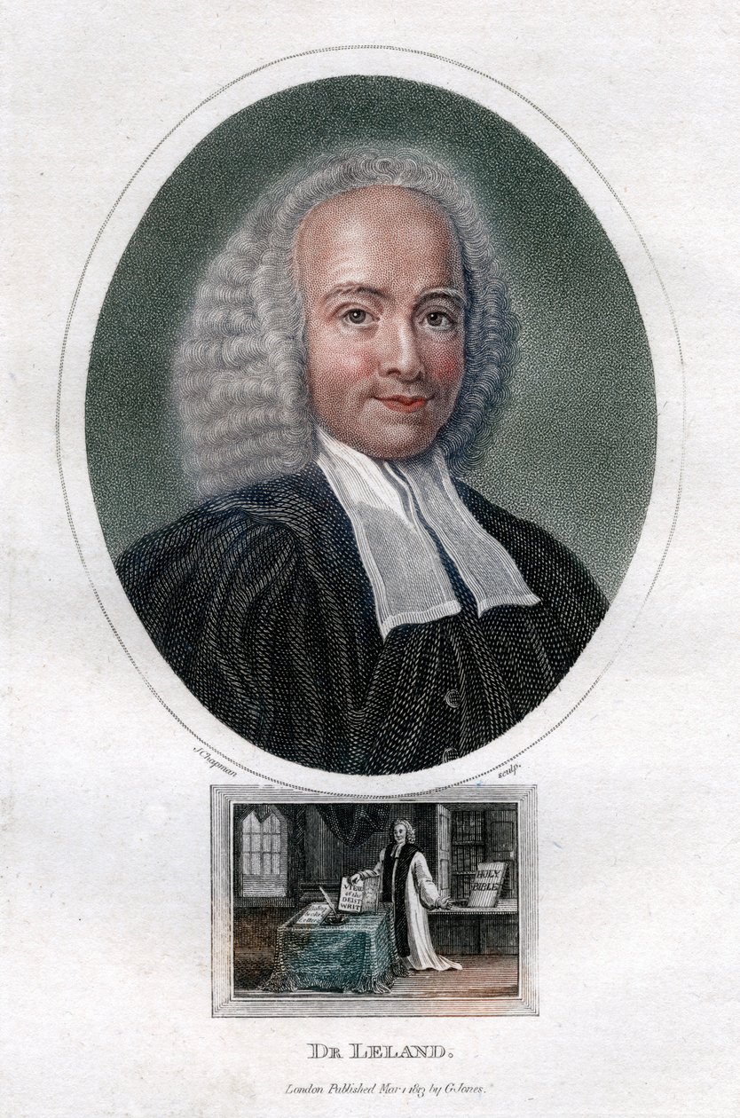John Leland, ministro presbiteriano inglese del XVIII secolo e autore di opere teologiche da J. Chapman